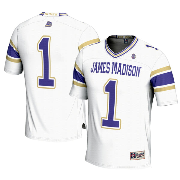 #1 James Madison Dukes GameDay Greats Football Jersey - Cardinal