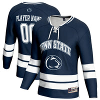 Penn State Nittany Lions GameDay Greats NIL Pick-A-Player Ice Hockey Lightweight Fashion Jersey - Navy