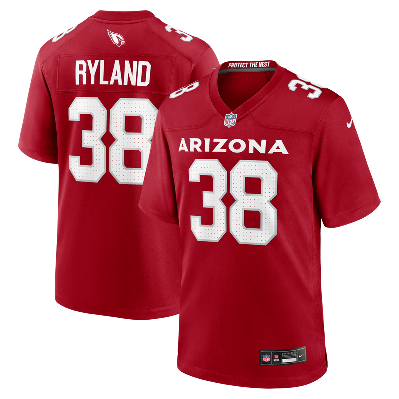 Arizona Cardinals Chad Ryland Nike Cardinal Team Game Jersey