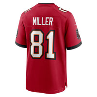 Tampa Bay Buccaneers Ryan Miller Nike Red Team Game Jersey