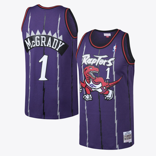 Toronto Raptors Tracy McGrady Hardwood Classics Road Swingman Jersey by Mitchell & Ness-
