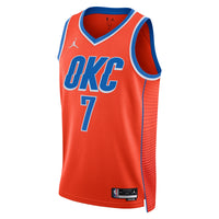 Oklahoma City Thunder Jordan Statement Edition Swingman Jersey - Orange - Chet Holmgren -
