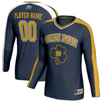 Notre Dame Fighting Irish GameDay Greats NIL Pick-A-Player Lightweight Collegiate Volleyball Fashion Jersey - Navy