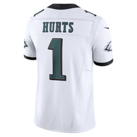 Philadelphia Eagles Jalen Hurts Nike White Vapor F.U.S.E. Limited Jersey