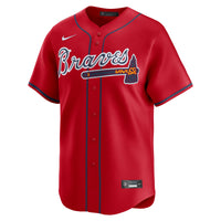 Atlanta Braves Nike Red Alternate Limited Jersey