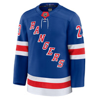 New York Rangers Adam Fox Fanatics Blue Home Premium Jersey