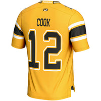 Brady Cook Missouri Tigers GameDay Greats NIL Player Football Jersey - Gold
