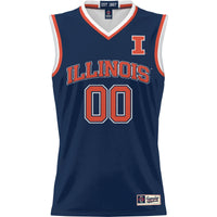 Illinois Fighting Illini GameDay Greats Lightweight NIL Pick-A-Player Basketball Jersey - Navy