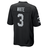 Las Vegas Raiders Zamir White Nike Black Team Game Jersey