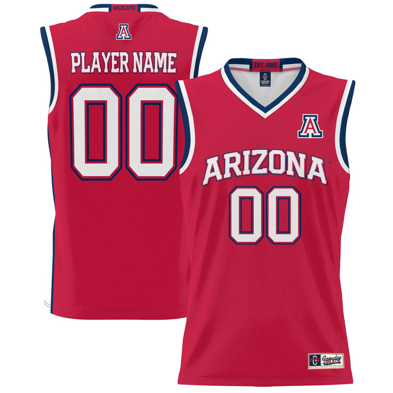 Arizona Wildcats GameDay Greats NIL Pick-A-Player Basketball Jersey - Red