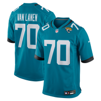 Jacksonville Jaguars Cole Van Lanen Nike Teal Game Player Jersey