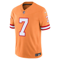 Tampa Bay Buccaneers Bucky Irving Nike Creamsicle Alternate Vapor F.U.S.E. Stitched Limited Jersey