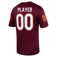 Virginia Tech Hokies Nike NIL Pick-A-Player Football Game Jersey - Maroon