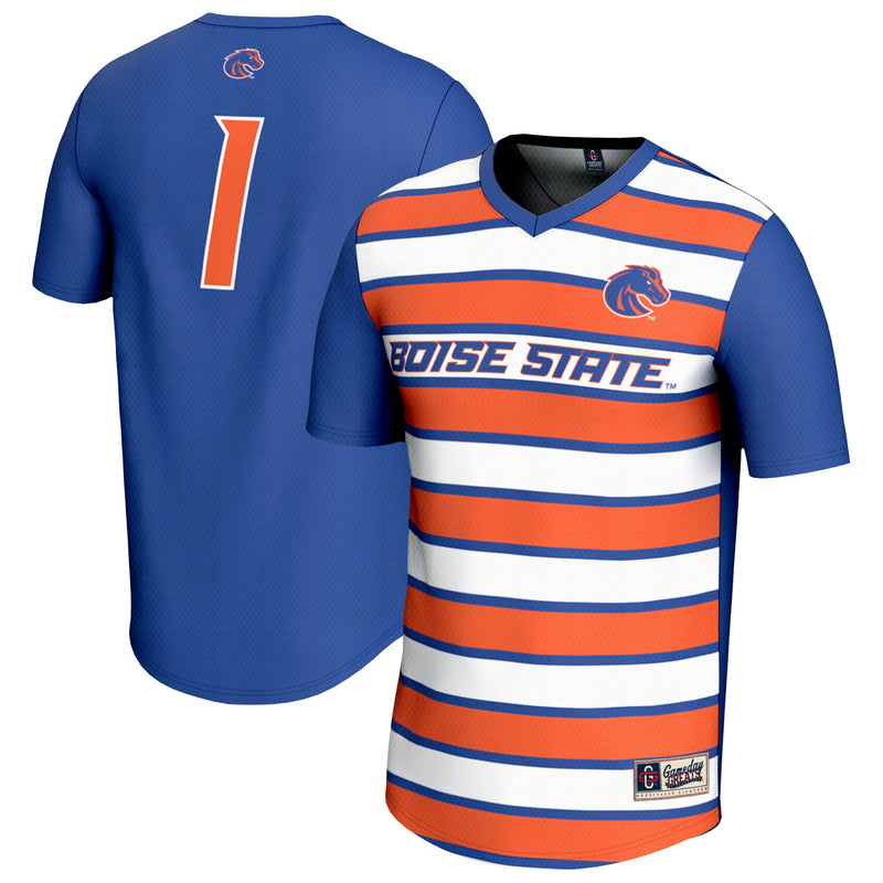 Boise State Broncos GameDay Greats Lightweight Collegiate #1 Soccer Fashion Jersey - Royal