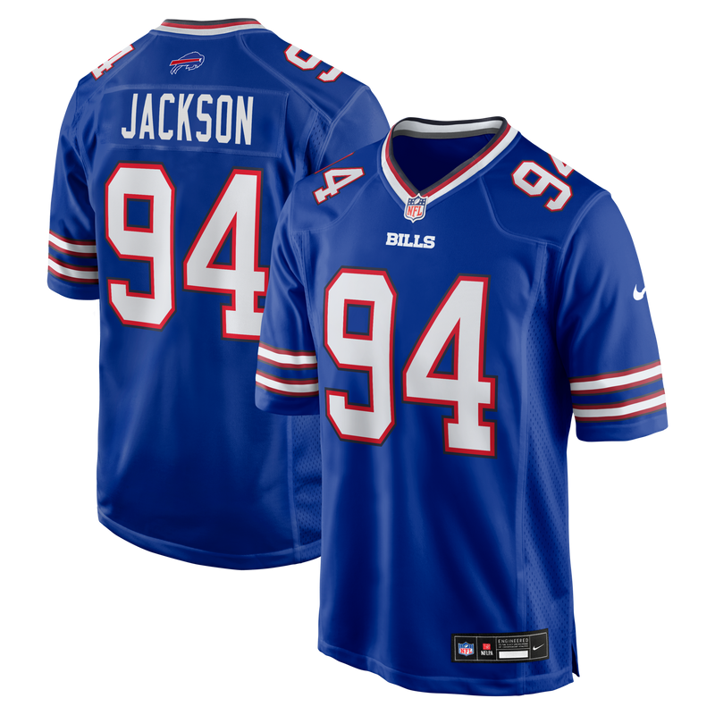 Buffalo Bills Landon Jackson Nike Royal Team Game Jersey