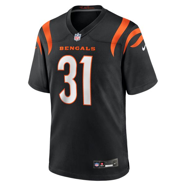 Cincinnati Bengals Ickey Woods Nike Black Retired Player Game Jersey