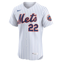 New York Mets Juan Soto Nike White Home Elite Jersey