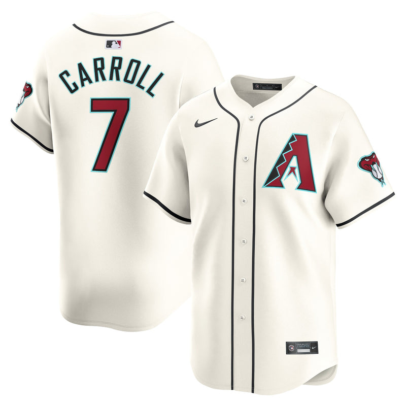 Arizona Diamondbacks Corbin Carroll Nike White Home Limited Player Jersey
