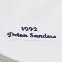 Atlanta Braves Deion Sanders Mitchell & Ness White Cooperstown Collection 1992 Authentic Jersey