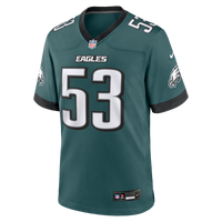 Philadelphia Eagles Zack Baun Nike Midnight Green Team Game Jersey