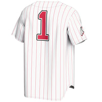 #1 Utah Utes GameDay Greats Lightweight Baseball Fashion Jersey - White