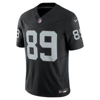 Las Vegas Raiders Brock Bowers Nike Black Team Vapor F.U.S.E. Limited Jersey