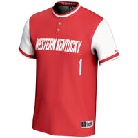 #1 Western Kentucky Hilltoppers GameDay Greats Lightweight Softball Jersey - Red