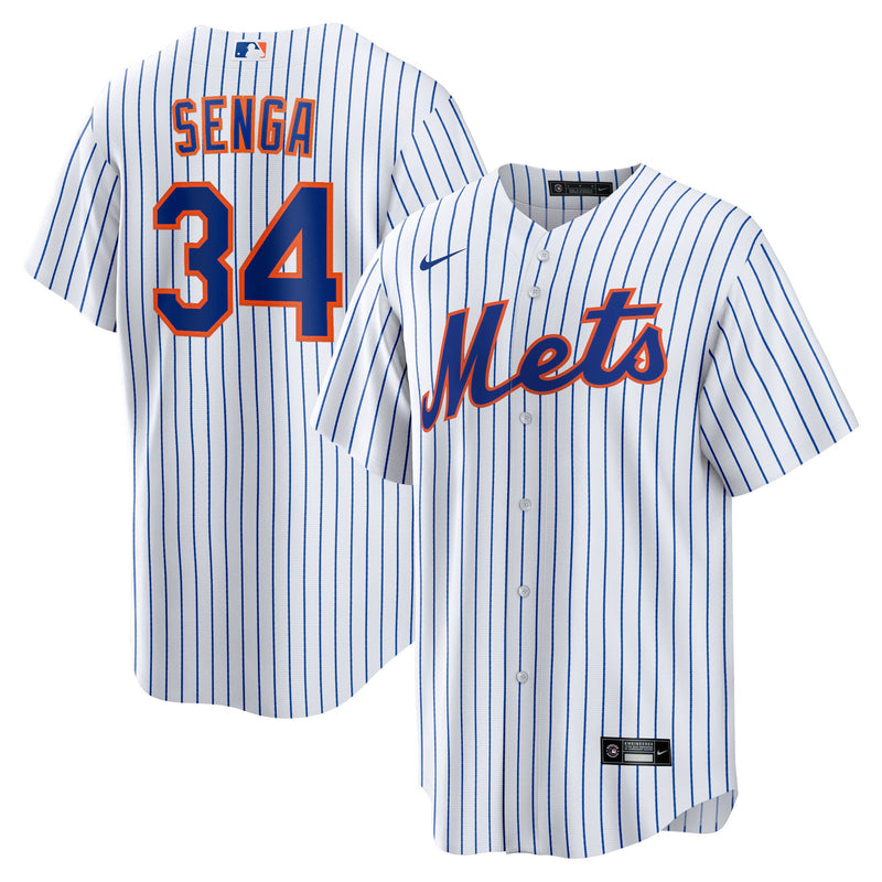New York Mets Kodai Senga Nike White/Royal Home Replica Player Jersey