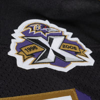 Baltimore Ravens Deion Sanders Mitchell & Ness Black 2005 Authentic Throwback Jersey