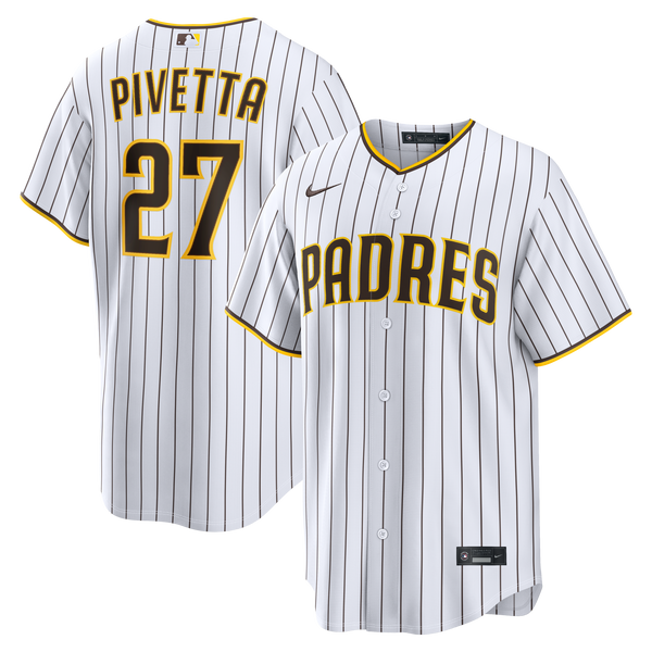 San Diego Padres Nick Pivetta Nike White Home Replica Jersey