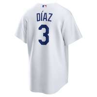 Los Angeles Dodgers Edwin Díaz Nike White Home Replica Jersey