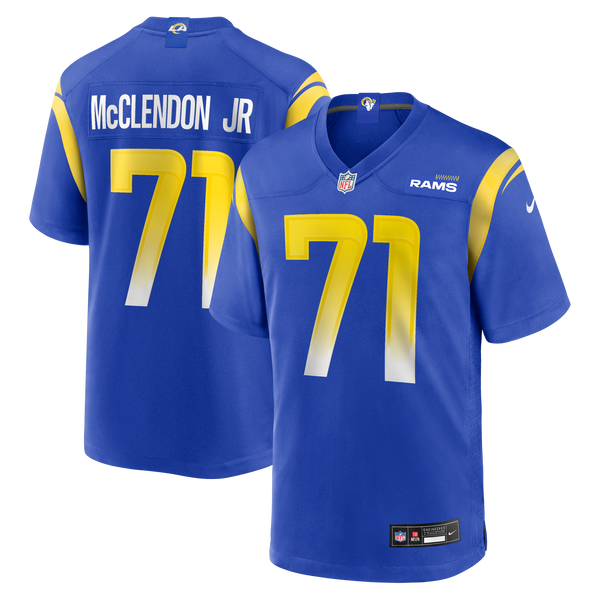 Los Angeles Rams Warren McClendon Jr. Nike Royal Team Game Jersey