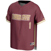 #1 Florida State Seminoles GameDay Greats Lightweight Baseball Jersey - Garnet