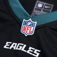 Philadelphia Eagles Saquon Barkley Nike Black Alternate Game Jersey