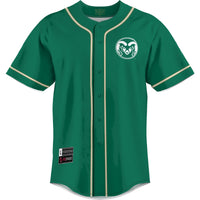 GameDay Greats Green Colorado State Rams Lightweight Baseball Jersey