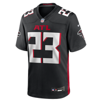 Atlanta Falcons DeMarcco Hellams Nike Black Team Game Jersey
