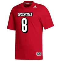 Lamar Jackson Louisville Cardinals adidas Replica Football Alumni Jersey - Red