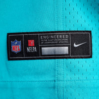Miami Dolphins Number 1 Groom Nike Aqua Game Jersey