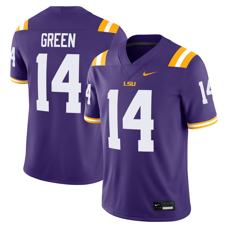 Trey'Dez Green LSU Tigers Nike Home Game Jersey - Purple