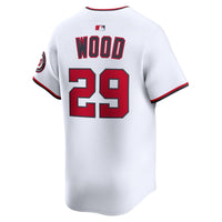 Washington Nationals James Wood Nike White Home Limited Jersey