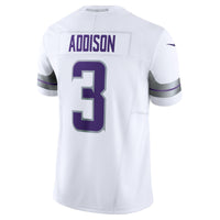 Minnesota Vikings Jordan Addison Nike White Alternate Vapor F.U.S.E. Limited Jersey