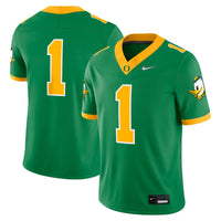 #1 Oregon Ducks Nike Alternate Game Jersey - Green