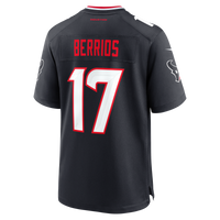 Houston Texans Braxton Berrios Nike Navy Team Game Jersey