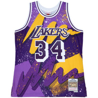 Los Angeles Lakers Hyper Hoops Swingman Jersey - Shaquille O'Neal By Mitchell & Ness - Dark Purple -
