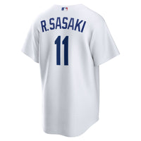Los Angeles Dodgers Rōki Sasaki Nike White Replica Jersey