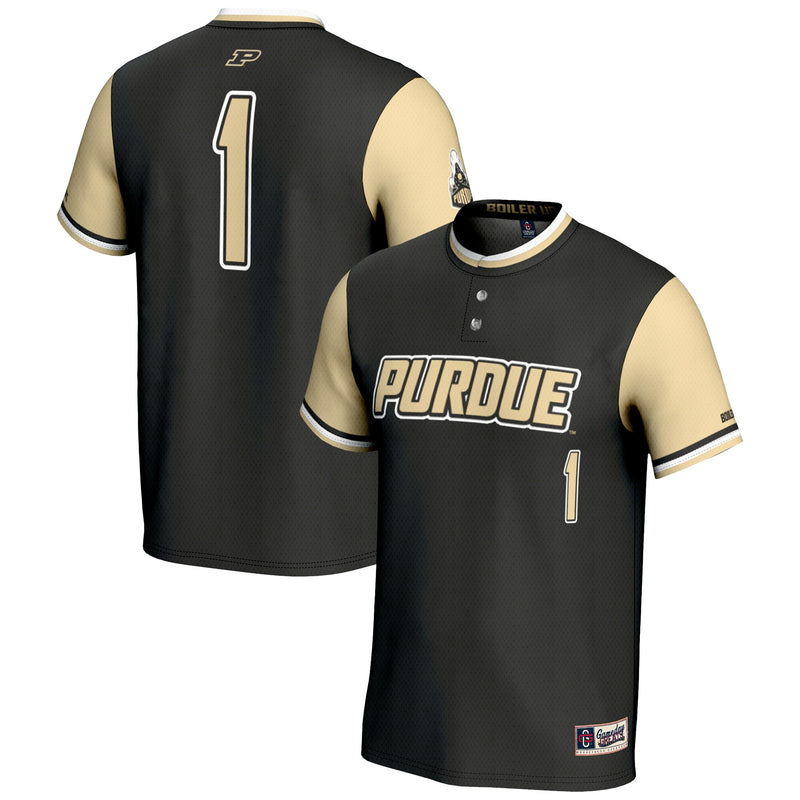 #1 Purdue Boilermakers GameDay Greats Lightweight Softball Jersey - Gold