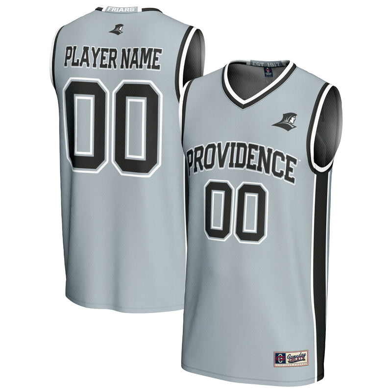 Providence Friars GameDay Greats Lightweight Collegiate Basketball NIL Pick-A-Player Fashion Jersey - Silver