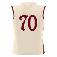 #70 Charleston Cougars GameDay Greats Lightweight Basketball Jersey - Cream