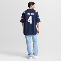 New England Patriots Adam Vinatieri Nike Navy Team Retired Game Jersey
