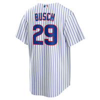 Chicago Cubs Michael Busch Nike White Home Replica Jersey